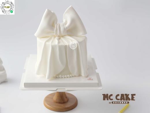 白色哑光闪粉蝴蝶结款 商品图0