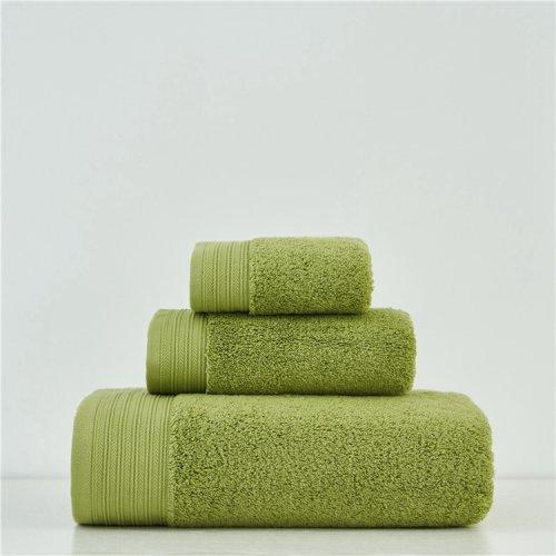 炫彩系列全棉毛巾浴巾方巾三件套 毛巾套装 精梳棉纱柔软亲肤 商品图5