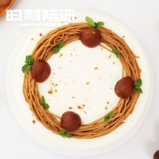 和风秋栗 板栗水果生日蛋糕 商品图2
