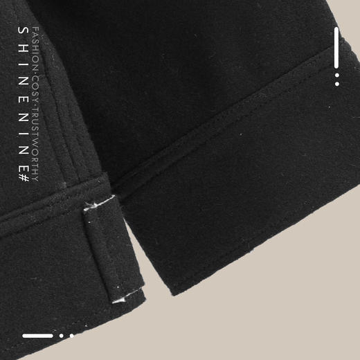 98357806时尚极简纯羊毛短款呢料夹克 商品图2