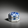 清 青花六角香盒 商品缩略图1
