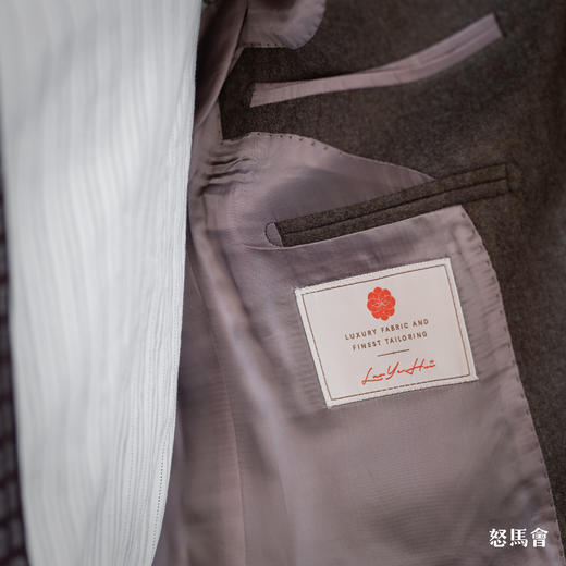 Stylbiella Super 120's 澳洲美丽诺羊毛棕色纯色套装 商品图8