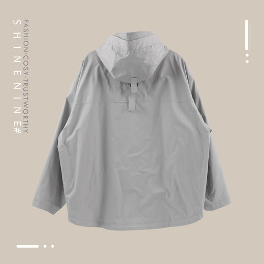 P97906101大口袋套头帽衫梭织卫衣 商品图3