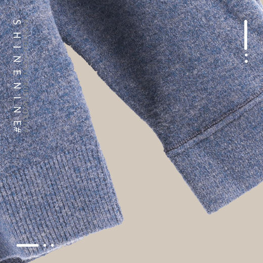 E97364371极简套头圆领针织衫 商品图2