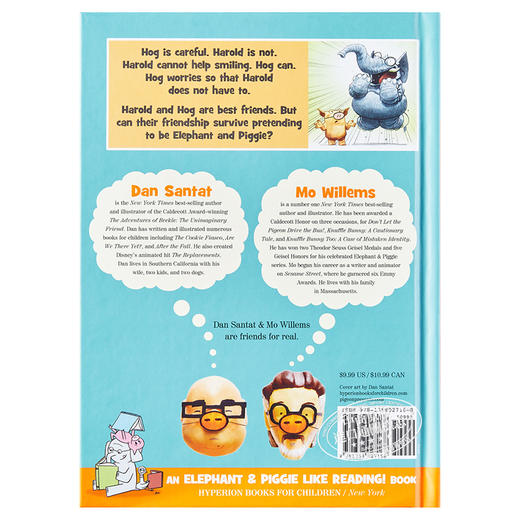 【中商原版】Elephant Piggie小猪小象爱阅读系列：哈罗德和猪假装是真的! Harold & Hog Pretend For Real! 英文原版 儿童绘本 商品图1