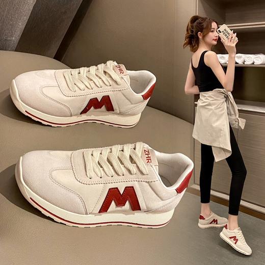 ZHR运动鞋女百搭休闲ins潮老爹鞋休闲鞋平底跑步鞋 商品图0