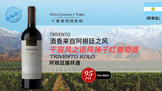 【宏丰泰酒礼】阿根廷-干露风之语风神干红葡萄酒2016（2瓶装特惠+赠宏丰泰1800元无门槛餐券） 商品图0