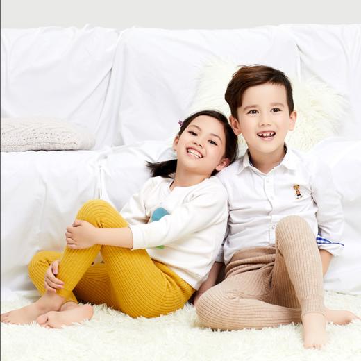 极地绒儿童羊毛保暖裤 超柔超细羊毛 A类儿童羊毛裤 亲肤柔软 面料紧密厚实 内里的加绒很细腻 边线走线工整 螺纹的收口 防风保暖 宝宝活动自如 商品图3