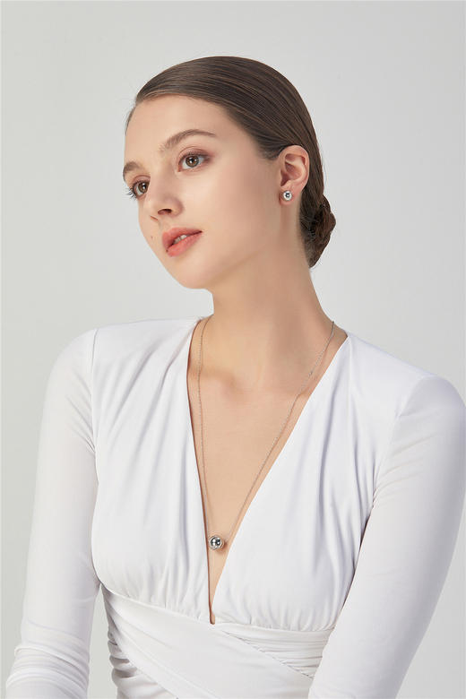 Pearl moments InspirationS Sparkling 星球系列珍珠项链 商品图7