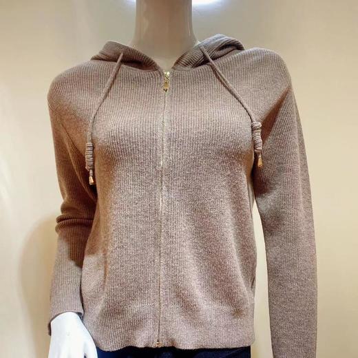 南3春竹羊毛服饰女拉链帽衫11946 商品图1