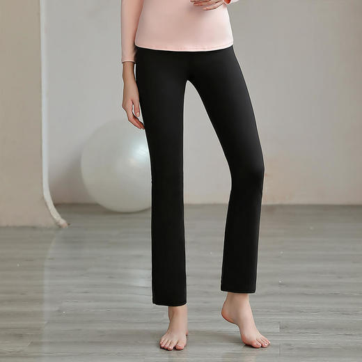 LUM99021露檬瑜伽新款瑜伽长裤直筒裤双面磨毛 商品图4