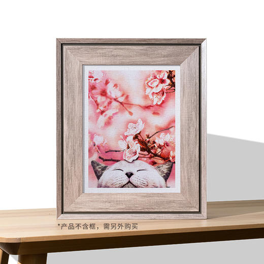 300片 平面拼图 塑料拼图 H2462 樱花系列款- 樱花小猫 商品图2