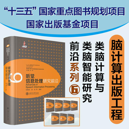 听觉信息处理研究前沿 9787313222060 党建武　俞凯 类脑计算与类脑智能研究前言系列 商品图0