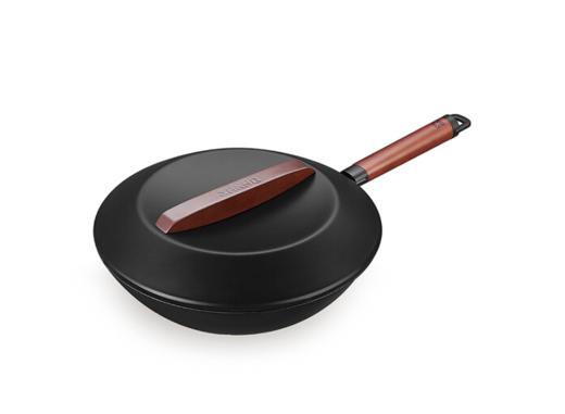 三禾极热纯铁炒锅30CM 商品图0
