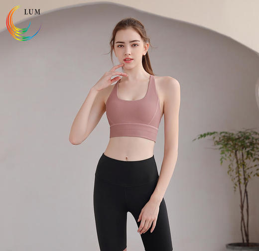 LUM19165露檬新款瑜伽背心运动BRA（含胸垫） 商品图6