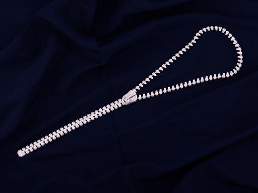 钻石拉链式项链 商品图2