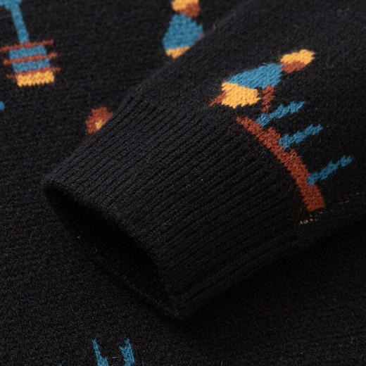 【玉米卡通图案童装羊绒】羊绒世家童装秋冬新品加厚保暖半高领羊绒衫 商品图4