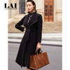 LAI睐高腰节大伞摆边缘镶嵌轻奢大衣320012 商品缩略图3