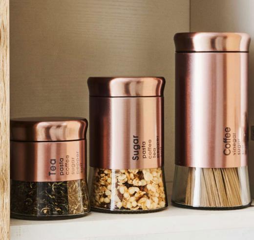 璃说西洲曲不锈钢套皮储物罐850ml（COFFEE) 商品图1