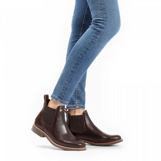 #断码特价39码#西班牙原产羊毛款皮毛一体女士皮靴棕色GLBB1(高品质纯天然羊毛内衬) 商品图6