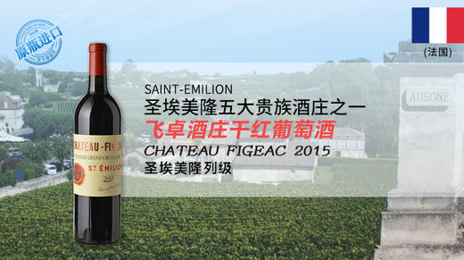 【法国】飞卓酒庄干红葡萄酒2015年 商品图0