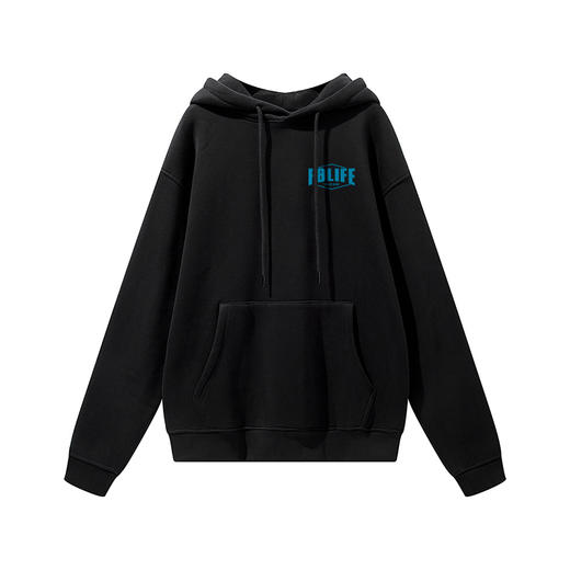 自由基地FB欧美机车复古印花图案个性越野潮流带帽抓绒卫衣外套休闲oversize衫 NMT-1729 商品图1