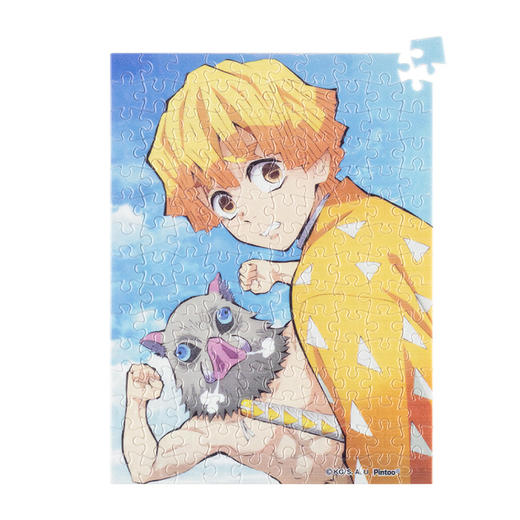 150片 迷你拼图 平面拼图 P1401 鬼灭之刃-善逸&伊之助 商品图0