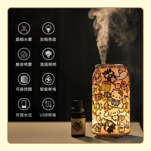 72片 香薰机拼图 塑料拼图 CD1008 Sanrio Characters 可爱布偶 商品图3