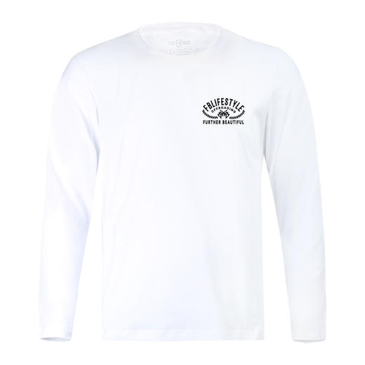 FBLIFE复古机车风街头流行潮流长袖T恤纯棉休闲衫青年秋冬体恤 NMT-1733 商品图2