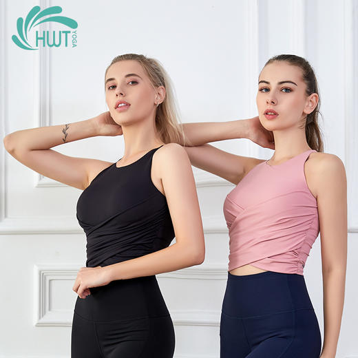 HaWaTa哈瓦塔瑜伽美腰背心修身健身背心夏季瑜伽服薄款 商品图5