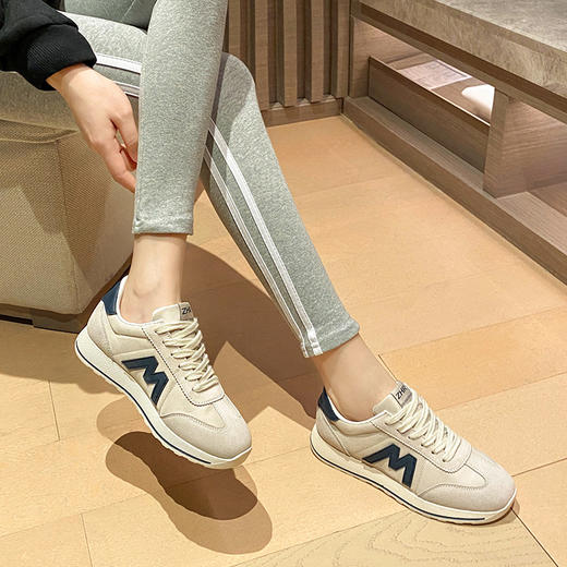 ZHR运动鞋女百搭休闲ins潮老爹鞋休闲鞋平底跑步鞋 商品图4