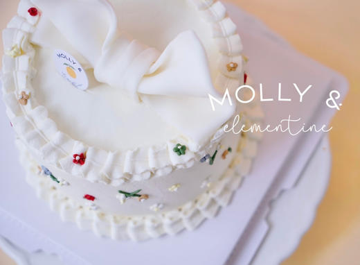 韩式蝴蝶结奶油蛋糕（提前一天预定） 商品图1