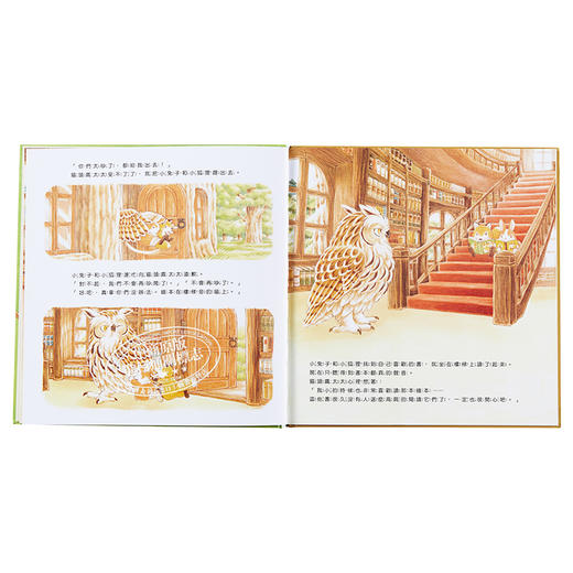 【中商原版】福泽由美子 森林图书馆 港台原版 台湾东方 精装童书绘本 青少年文学 图画书 生活教育 3-8岁 商品图6
