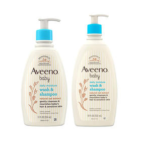 艾惟诺Aveeno 婴儿每日倍护洗发沐浴露 （354ml/532ml）