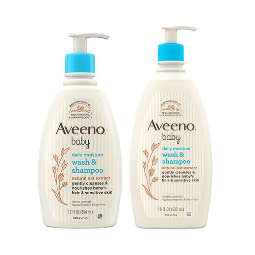 艾惟诺Aveeno 婴儿每日倍护洗发沐浴露 （354ml/532ml） 商品图0