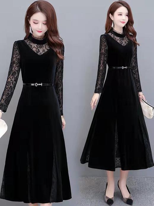 卓颜秋品牌6858款女士连衣裙 商品图0