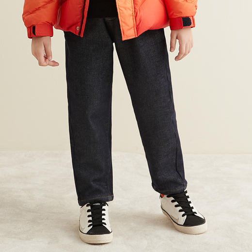 【加厚加厚牛仔裤】21年秋冬新品男童牛仔裤加厚保暖休闲裤 商品图3