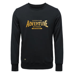 户外探险越野印花简约字母图案设计长袖圆领卫衣秋冬个性潮流打底衫 NMT-1723