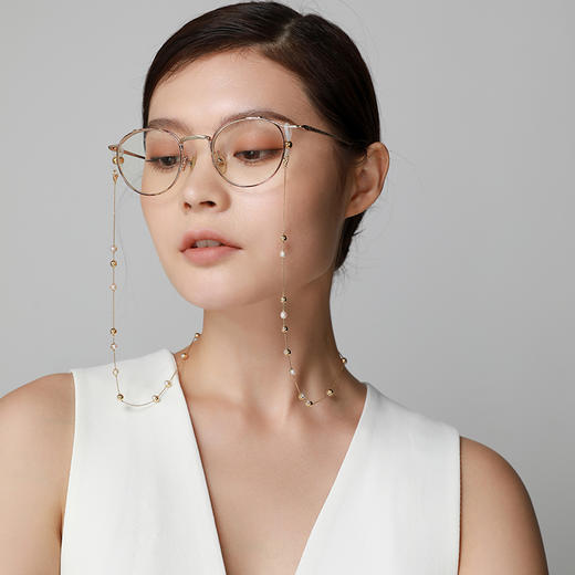 【光熠】JULEE JULEE茱俪珠宝18K黄金Akoya珍珠眼镜链 商品图3