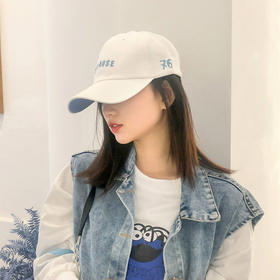【时尚百搭男女棒球帽】潮流帽子女字母刺绣棒球帽韩版时尚百搭鸭舌帽学生情侣街头遮阳帽男潮