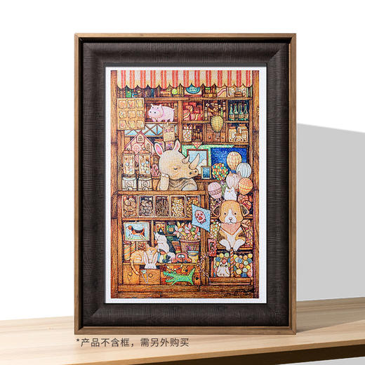 600片 平面拼图 塑料拼图 H2428 棉花狮- 犀牛小铺 商品图4