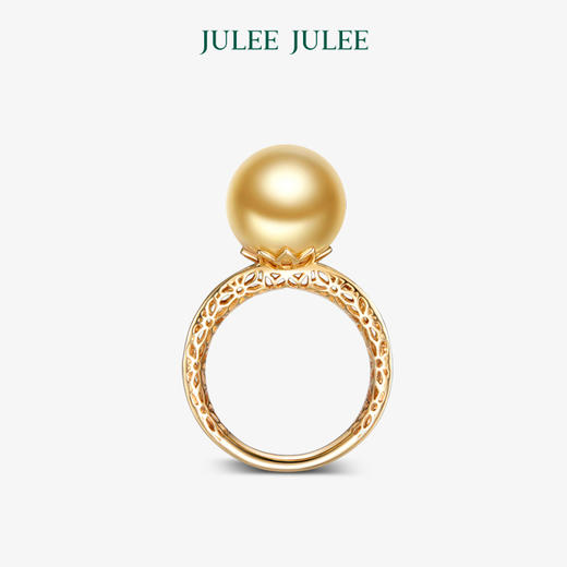 【繁简】JULEE JULEE茱俪珠宝 18K黄金金珠钻石戒指 商品图0