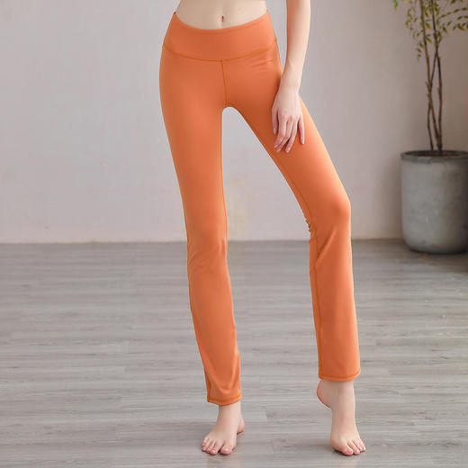 LUM99021露檬瑜伽新款瑜伽长裤直筒裤双面磨毛 商品图1