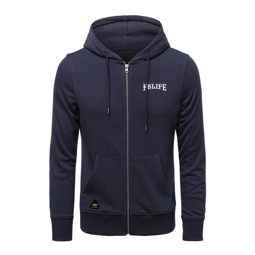 FBLIFE潮流印花男女通勤带帽拉链卫衣日常街头上班定制外套 NMT-1721 商品图3