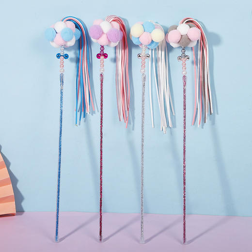 仙女逗猫棒流苏款/羽毛款/小漂款 3个款式 带铃铛颜色随机 商品图6