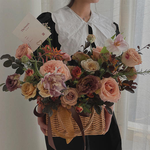 花艺 秋意浓 · 花篮 商品图0
