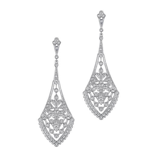 【锋芒】JULEE JULEE茱俪珠宝  18K白金钻石耳饰 商品图1