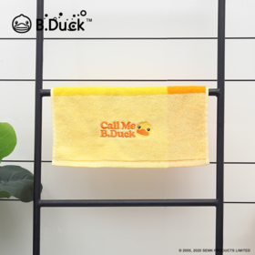 B.DUCK股纱拼色方巾038