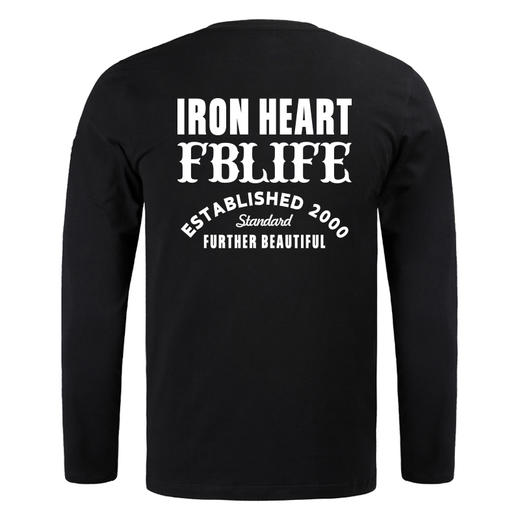 FBLIFE简约设计LOGO欧美机车风长袖T恤衫男士打底休闲越野服饰 NMT-1732 商品图3