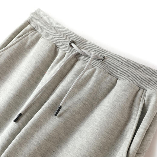 2021冬季新款男女同款加绒加厚潮流宽松休闲长裤收口束脚运动卫裤 商品图4